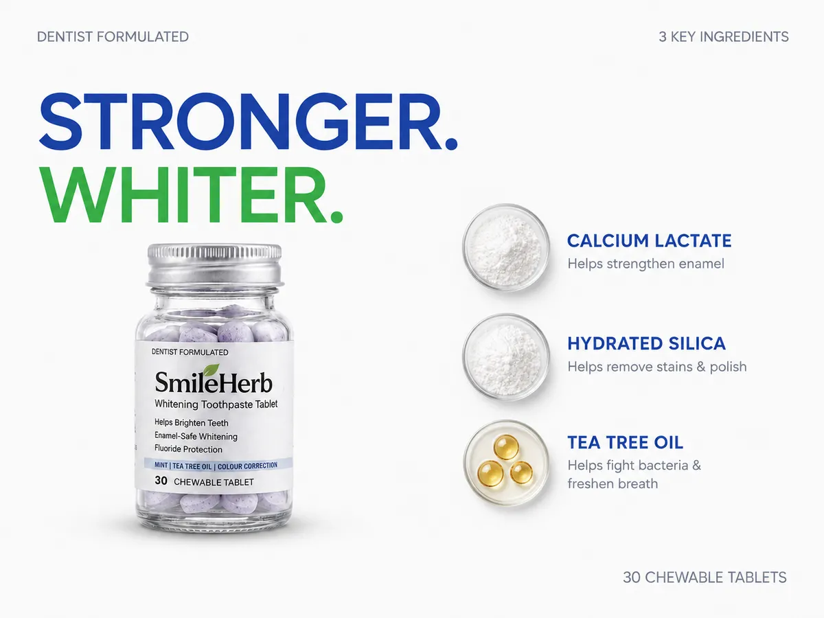 SmileHerb: Stronger. Whiter.
