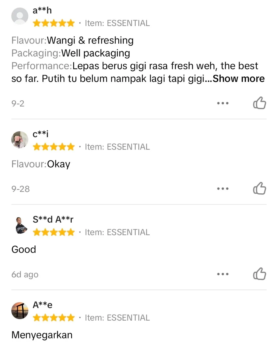 Testimoni pelanggan SmileHerb